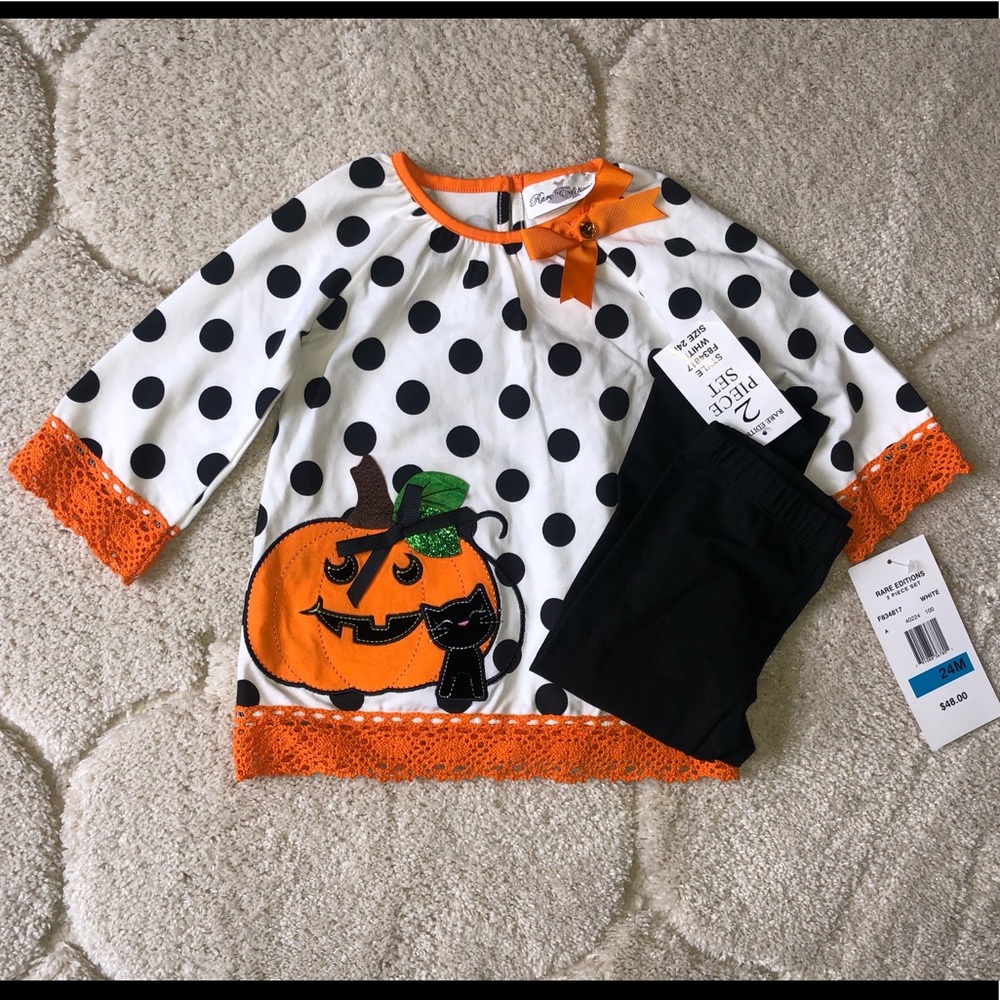 Rare Editions Halloween outfit toddler girl 24m